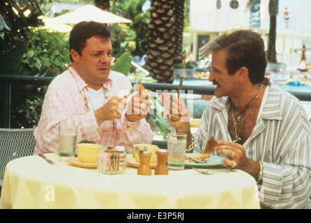 THE BIRDCAGE  1996 MGM/UA film with Robin Williams at right and Nathan Lane Stock Photo