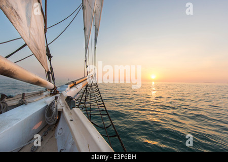 The Key West Flagship The Western Union Schooner Tied Up At The