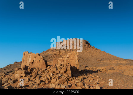 Ruins of Temple 500, Naqa, northern Sudan Stock Photo