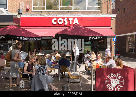 Costa Coffee - Berkhamsted High Street - Hertfordshire Stock Photo