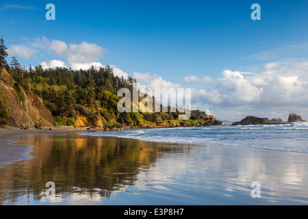 Indian Beach at Ecola State Park in Cannon Beach, Oregon, USA Stock Photo