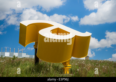 The letter A Stock Photo