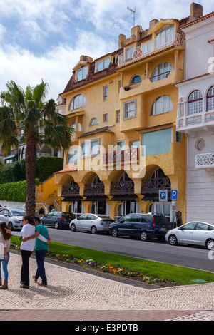 Cascais a nice old fishing village. North of Lisbon Portugal. Stock Photo