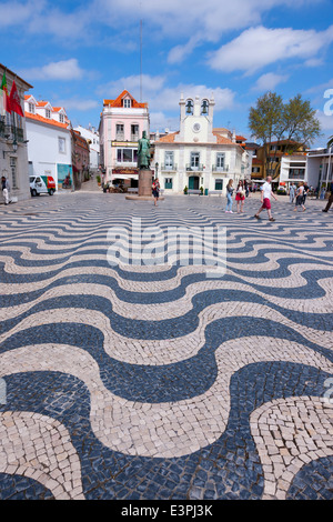 Cascais a nice old fishing village. North of Lisbon Portugal. Stock Photo