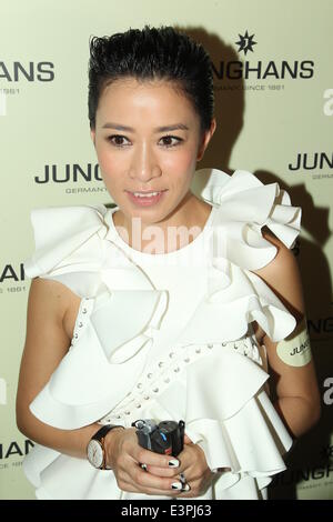 Hong Kong, China. 25th June, 2014. Actress Charmaine Sheh attends a fashion show as an awarder in Hong Kong, China on Wednesday June 25, 2014. © TopPhoto/Alamy Live News Stock Photo