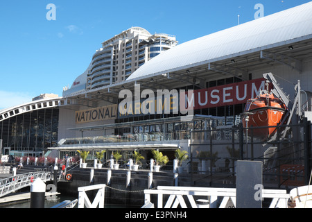 National Australian maritime museum at cockle bay, Darling Harbour,Sydney,New South Wales,Australia Stock Photo