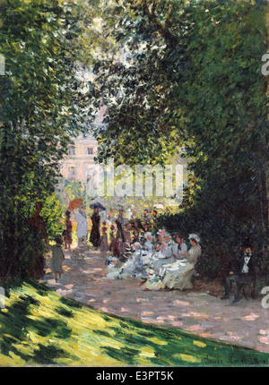 Claude Monet - The Parc Monceau - 1878 - MET Museum - New-York Stock Photo