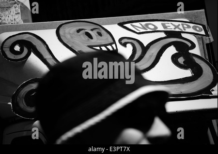 Milan, Italy. May day parade 2014 Stock Photo