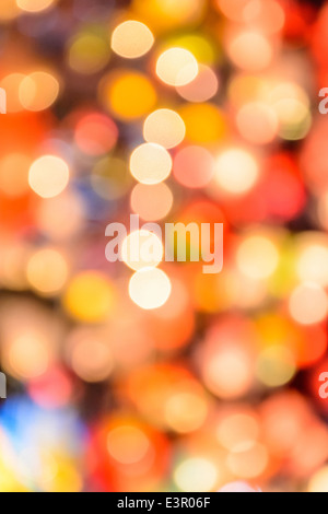 Abstract colorful circular bokeh background Stock Photo