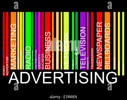Advertising barcode, vector Stock Photo - Alamy