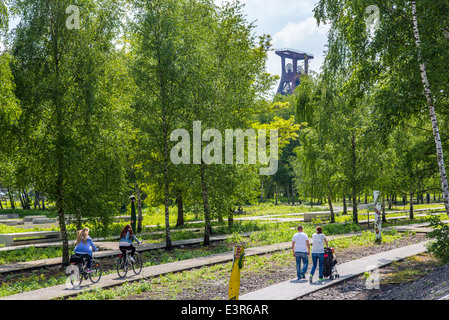 UNESCO world heritage site, Zeche Zollverein, Essen, Germany. Formerly the biggest coal mine in the world. Stock Photo