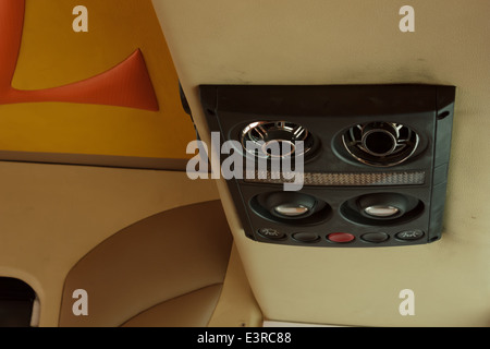 Air channels in the bus Stock Photo