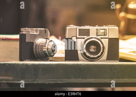 Vintage cameras Stock Photo