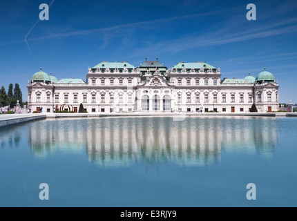 Belvedere castle in Vienna, Austria Stock Photo