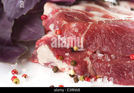 raw chop meat Stock Photo - Alamy