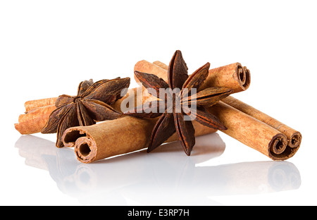 anice and cinnamon Stock Photo