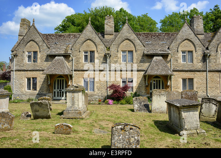 Holloway's almshouses, Witney, Oxfordshire, UK Stock Photo