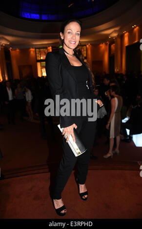 Munich, Germany. 27th June, 2014. Austrian actress Sonja Kirchberger poses during the opening of the Munich film festival in Munich, Germany, 27 June 2014. The festival runs from 27 June to 05 July 2014. Photo: Felix Hoerhager/dpa/Alamy Live News Stock Photo