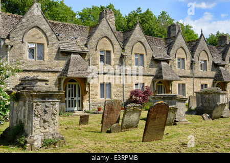 Holloway's almshouses, Witney, Oxfordshire, UK Stock Photo