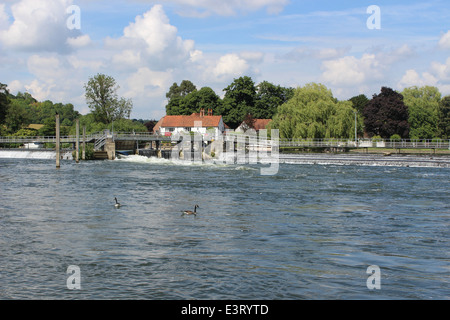 Hampton Court Castle Stock Photo