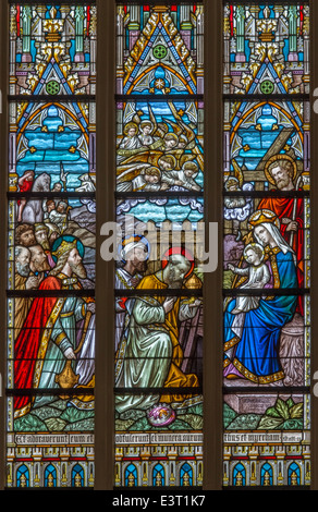 Nativity Scene, Adoration of the Magi Stock Photo - Alamy