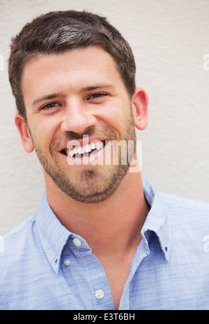 Portrait of young professional entrepreneur smiling. Confident, happy, and successful. Stock Photo