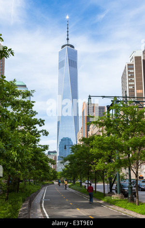 Manhattan skycraper, New York - USA Stock Photo