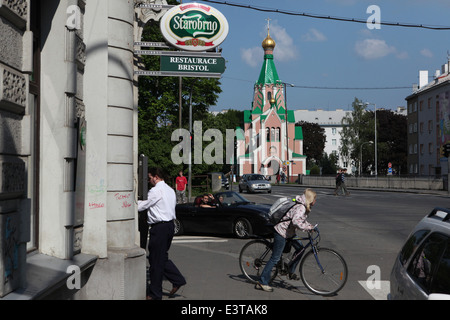 Saint Gorazd's Church in Olomouc, Czech Republic. Stock Photo