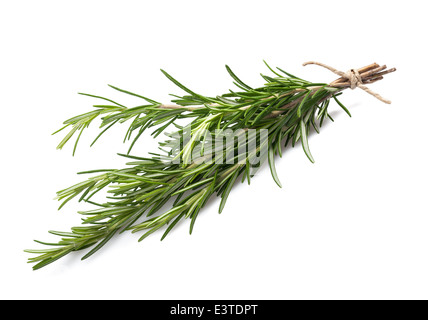 fresh rosemary bunch, isolated on white background Stock Photo - Alamy