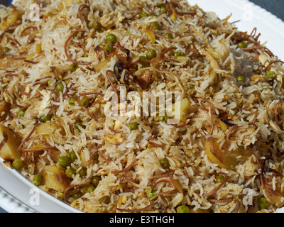 Iraqi Rice Pilaf Stock Photo