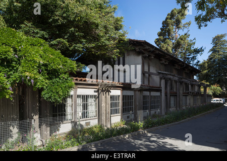 Classic Craftsman architecture, First Church of Christ Scientist, designed by Bernard Maybeck. Stock Photo