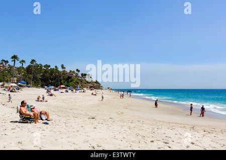 The beach at Aliso Beach State Park, Laguna Beach, Orange County, California, USA Stock Photo
