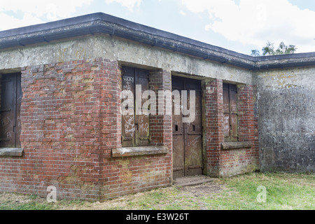 Box Hill Fort at Box Hill near Dorking, Surrey, a 19th century refuge against London falling to an invasion, now derelict Stock Photo