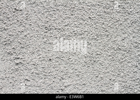 grungy grey plaster real pattern on exterior of old house Stock Photo