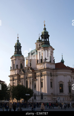 church of san nicolas, prague, czech republic Stock Photo