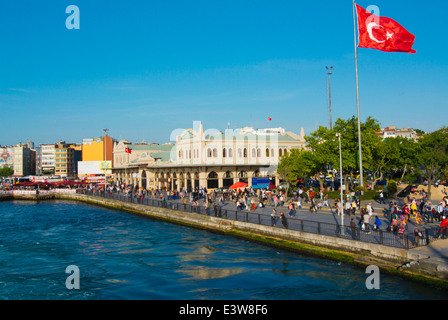 Kadiköy port, Asian side, Istanbul, Turkey, Eurasia Stock Photo