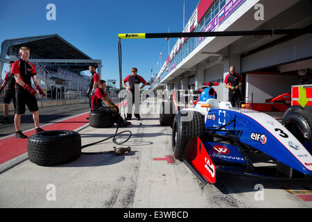 The World series by Renault Eurocup Formula Renault 2.0 and 3.5 in round on Moscow Raceway on 29 of June 2014, Russia Stock Photo