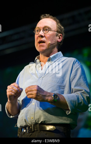 Ben Macintyre talking about Kim Philby at Hay Festival 2014 ©Jeff Morgan Stock Photo