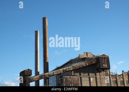 White bay power station which is now heritage listed and no longer used to generate power for the Sydney rail network, Sydney Stock Photo