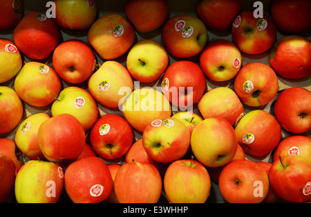 Pink Lady Apples Stock Photo