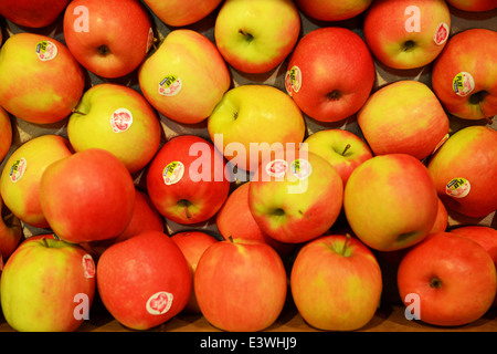 Pink Lady Apples Stock Photo