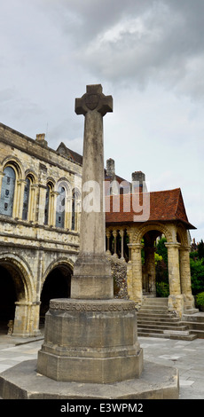 The Memorial Court and Norman Staircase war memorial the precincts Canterbury Cathedral Stock Photo