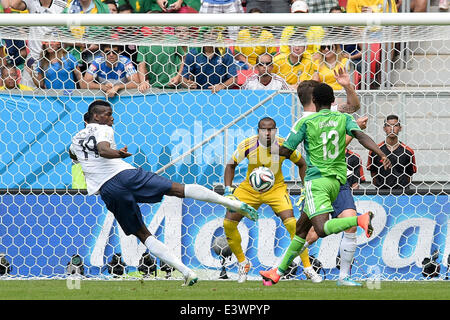 Brasilia, Brazil. 30th June, 2014. FIFA World Cup 2014 round of 16 match between France and Nigeria at the Estadio National Stadium in Brasilia, Brazil, on 30 June 2014. Paul Pogba (Fra) Credit:  Action Plus Sports Images/Alamy Live News Stock Photo