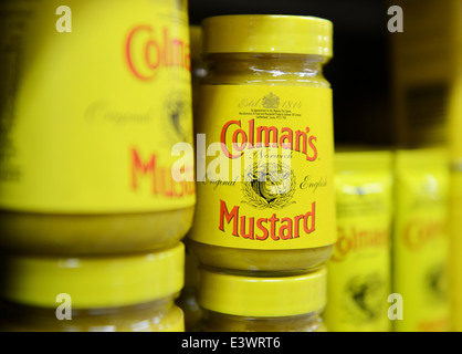 Colman's English Mustard Stock Photo
