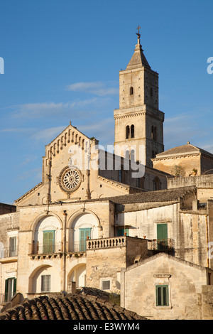 cathedral, matera, basilicata, italy, europe Stock Photo
