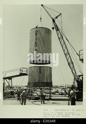 Convair/General Dynamics Atlas Lifting Body Little Joe II Stock Photo