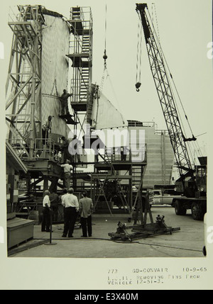 Convair/General Dynamics Atlas Lifting Body Little Joe II Stock Photo