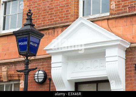 metropolitan police blue lamp outside ealing police station with the ...
