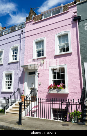 Terraced house Chelsea London England UK Stock Photo - Alamy