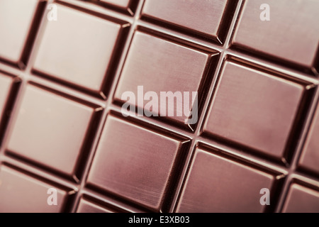 dark chocolate bar as background Stock Photo